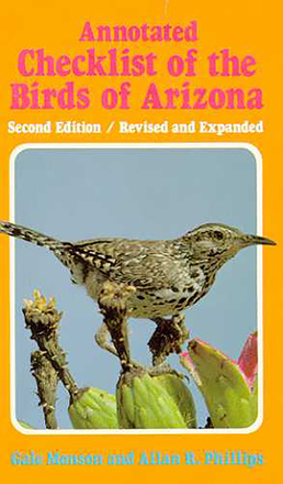 Annotated Checklist of the Birds of Arizona