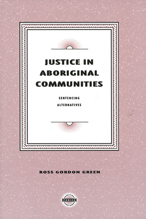 Justice in Aboriginal Communities