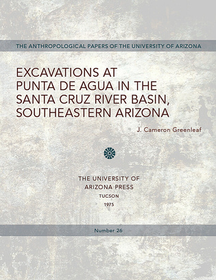 Excavations at Punta de Agua in the Santa Cruz River Basin, Southeastern Arizona