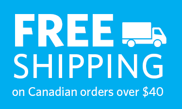 Free shipping on Canadian orders over $40