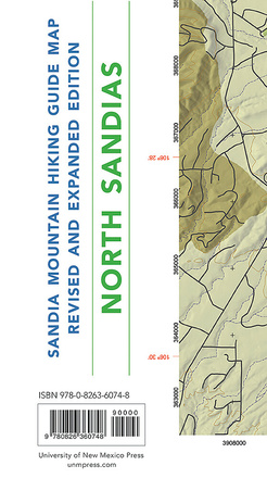 Sandia Mountain Hiking Guide Map, Revised and Expanded Edition