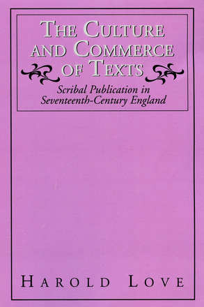 The Culture and Commerce of Texts