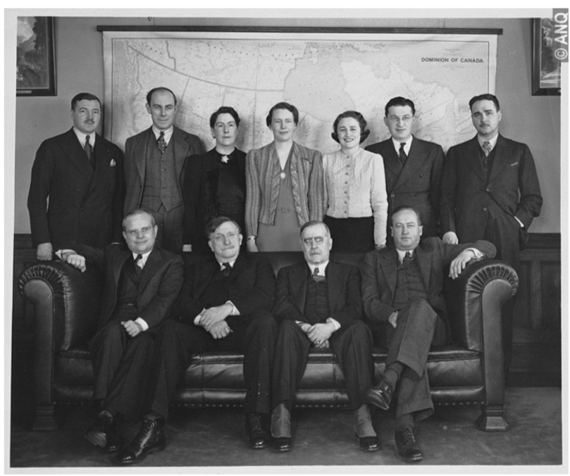The Rowell-Sirois Commission, 1938.